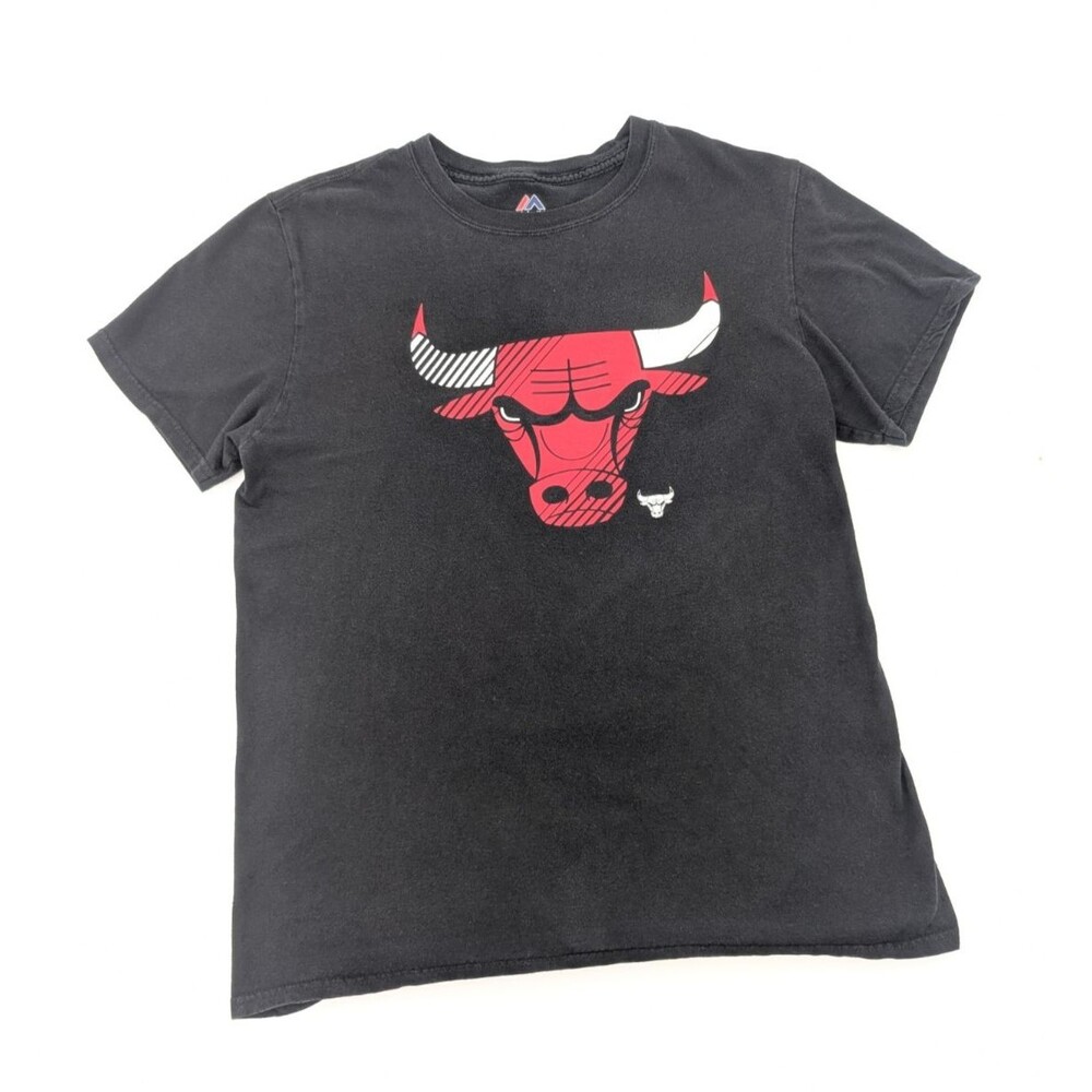 Chicago Bulls Vintage Majestic NBA Basketball Short Sleeve T-Shirt Size Medium